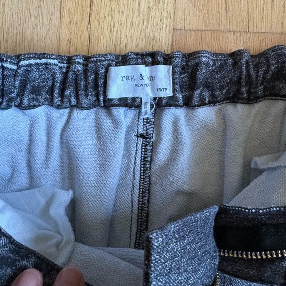 rag & bone Miramar Mia Jeans Sweatpants Size XS Black Magic - Picture 5 of 6